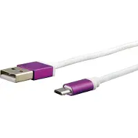 E+p CCS 549 Longueur de câble : 1 m, Port 1 : Micro-USB B, Port 2 : USB A, Version USB : 2.0, Sexe du connecteur : mâle/mâle, Couleur du produit : Blanc (CCS549)