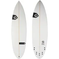 Clayton Swivel 5´9´´ Surfboard Blanc 175.3 cm