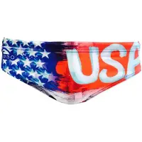 Turbo Usa Painting 2017 Swimming Brief Rouge,Bleu L Homme