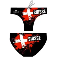 Turbo Suisse 2012 Swimming Brief Rouge,Noir 4XL Homme