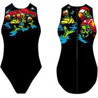 Turbo Horror Swimsuit Bleu,Noir 3XL Femme