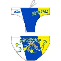 Turbo Canarias Shield Swimming Brief Jaune,Blanc,Bleu 5XL Homme