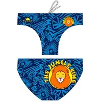 Turbo Jungle King Waterpolo Royal Swimming Brief Bleu 4XL Homme