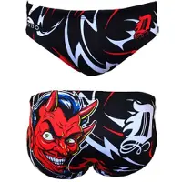 Turbo Red Devil Swimming Brief Noir S Homme