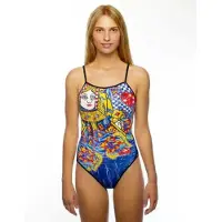 Turbo Big Queen Swimsuit Bleu M Femme