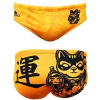 Turbo Lucky Cat Swimming Brief Jaune,Orange L Homme