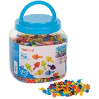Miniland Jouet Éducatif à Picots 10 Mm 2600 Unités