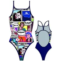 Turbo Maillot De Bain à Fines Bretelles Comic