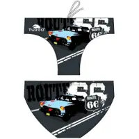 Turbo Route 66 Cadillac Swimming Brief Noir S Homme