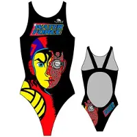 Turbo Water Force Pro Resist Swimsuit Noir 2XL Femme