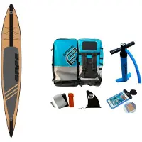 Safe Waterman Prone Air 12´0´´ Inflatable Paddle Surf Set Marron 365.8 cm / 55 cm