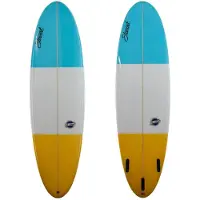 Stewart Fun 7´2´´ Surfboard Blanc,Orange,Bleu 218.4 cm