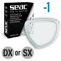 Seac Sub Fox/e Fox Prescription Lens Clair -4.00