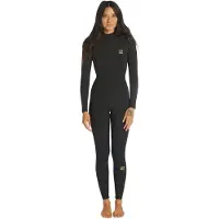 Billabong Synergy 3/2 Mm Woman Long Sleeve Back Zip Neoprene Suit Noir 4 Femme