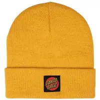 Santa Cruz Classic Label Beanie Jaune