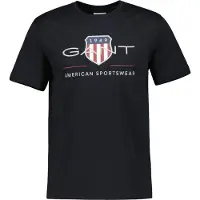 Gant T-Shirt bleu marine / rouge carmin / noir / blanc