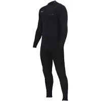 Zion Wesley 3/2 Mm Streamer Long Sleeve Chest Zip Neoprene Suit Noir LS Homme