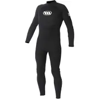 West Enforcer Flatlock 3/2 Mm Long Sleeve Back Zip Neoprene Suit Noir ML Homme