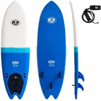 CBC Sushi Fish 6´2´´ Surfboard Bleu 187.9 cm