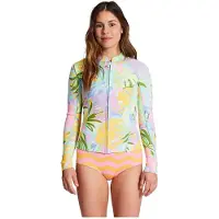 Billabong Peeky 1 Mm Long Sleeve Full Zip Thermal T-shirt Multicolore 2XS Femme