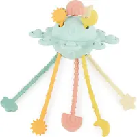 Bieco Silicone Activity Planet jouet d’éveil 12 m+ Eucalyptus 1 pcs