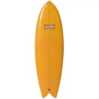 Dewey Weber Swish 5´6´´ Surfboard Jaune 167.6 cm