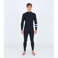 Hurley Advant 3/2 Mm Long Sleeve Chest Zip Neoprene Suit Noir LT Homme