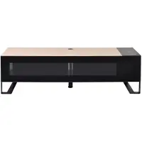 Erard Meuble tv pour écran 40 à 75 + trappe + qi + chargeur 4 usb - - 037601 - naga 1600