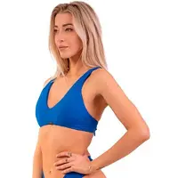 Nebbia Triangle Bralette With Padding 457 Bikini Top Bleu S Femme