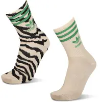 Adidas Chaussettes x FARM Rio Crew Socks 2 Pairs femmes - Beige - L