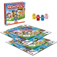 Winning Moves Monopoly Junior La Patrulla Canina Jeu de société Espagnol Multicolore One Size