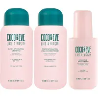 Coco & Eve Like A Virgin Shampoo & Conditioner and Frizz-Fix and Pro Shine Mist Bundle