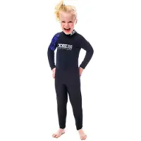 Jobe Heavy Duty 5/3 Mm Junior Long Sleeve Back Zip Shorty Bleu 14 Years Enfants
