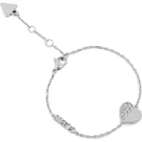 GUESS Lovely JUBB03036JWRH bracelet en acier - Dimensions : 14.5 - 18.5 cm - S, (14.60 cm, Acier inoxydable)