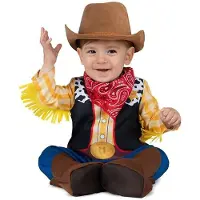 MOM Adorable Cowboy Baby Costume Jaune 12-24 Months Enfants