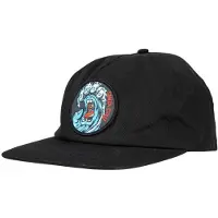 Santa Cruz Screaming Wave Snapback Cap Noir