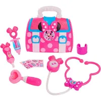 Just Play Disney Minnie Doctor Set Educational Toy Rose Enfants