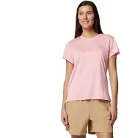 Columbia Bluevista Hill Short Sleeve T-shirt Rose M Femme