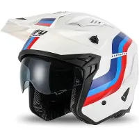 Ufo Sheratan Open Face Helmet Blanc L