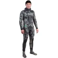 Spetton Med 7 Mm Spearfishing Wetsuit Gris M Homme