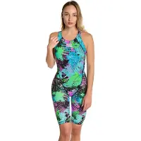 Mad Wave Mw Revolt Open Back Competition Swimsuit Vert,Bleu 2XS Femme