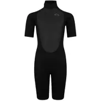 Typhoon Storm 2.8 2 Mm Junior Short Sleeve Back Zip Shorty Noir XL Garçon