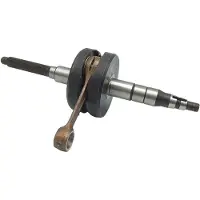 Bcr Minarelli Horizontal Engine-10 Mm Piston Pin Crankshaft Argenté