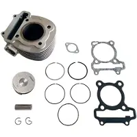 Blast Cast Iron Kit For Sym Symphony 125 Piston Pin 15 Mm Cylinder Kit Argenté