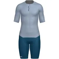 Santini Viper Short Sleeve Trisuit Bleu S Femme