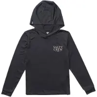 Salty Crew Yellowfin Sunshirt Long Sleeve Rash Guard Noir M Garçon