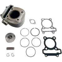 Blast Cast Iron Kit For Sym Symphony 150 Piston Pin 15 Mm Cylinder Kit Argenté