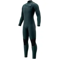 Mystic Majestic 3/2 Mm Long Sleeve Chest Zip Neoprene Suit Gris XL Homme