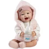MuÑecas Guca Guca OLIVIE - poupée réaliste lestée avec corps en tissu doux - 42 cm