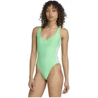Adidas Originals Adicolor 3 Stripes Swimsuit Vert 40 Femme